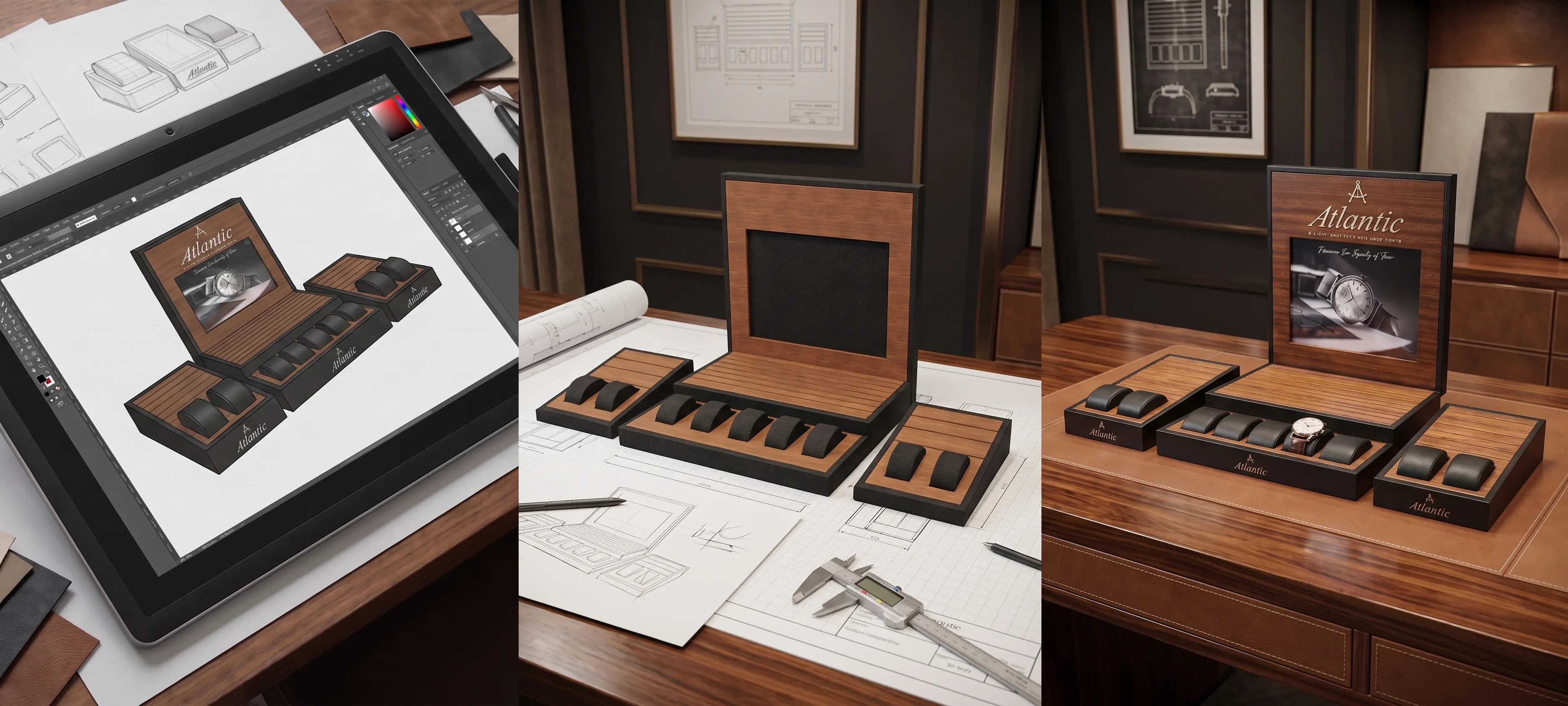 Studio e progettazione di un espositore su misura nello studio Cofipack